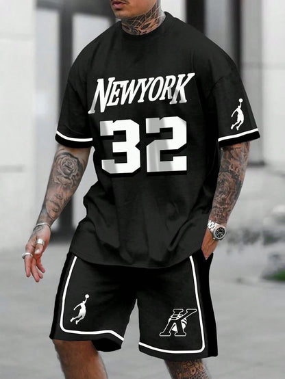 Urban Street Oversized T-Shirt & Shorts Set