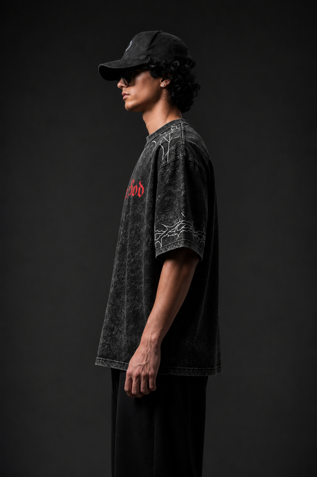 Son of God Acid Wash Oversized T-Shirt- BY UrbanDrep