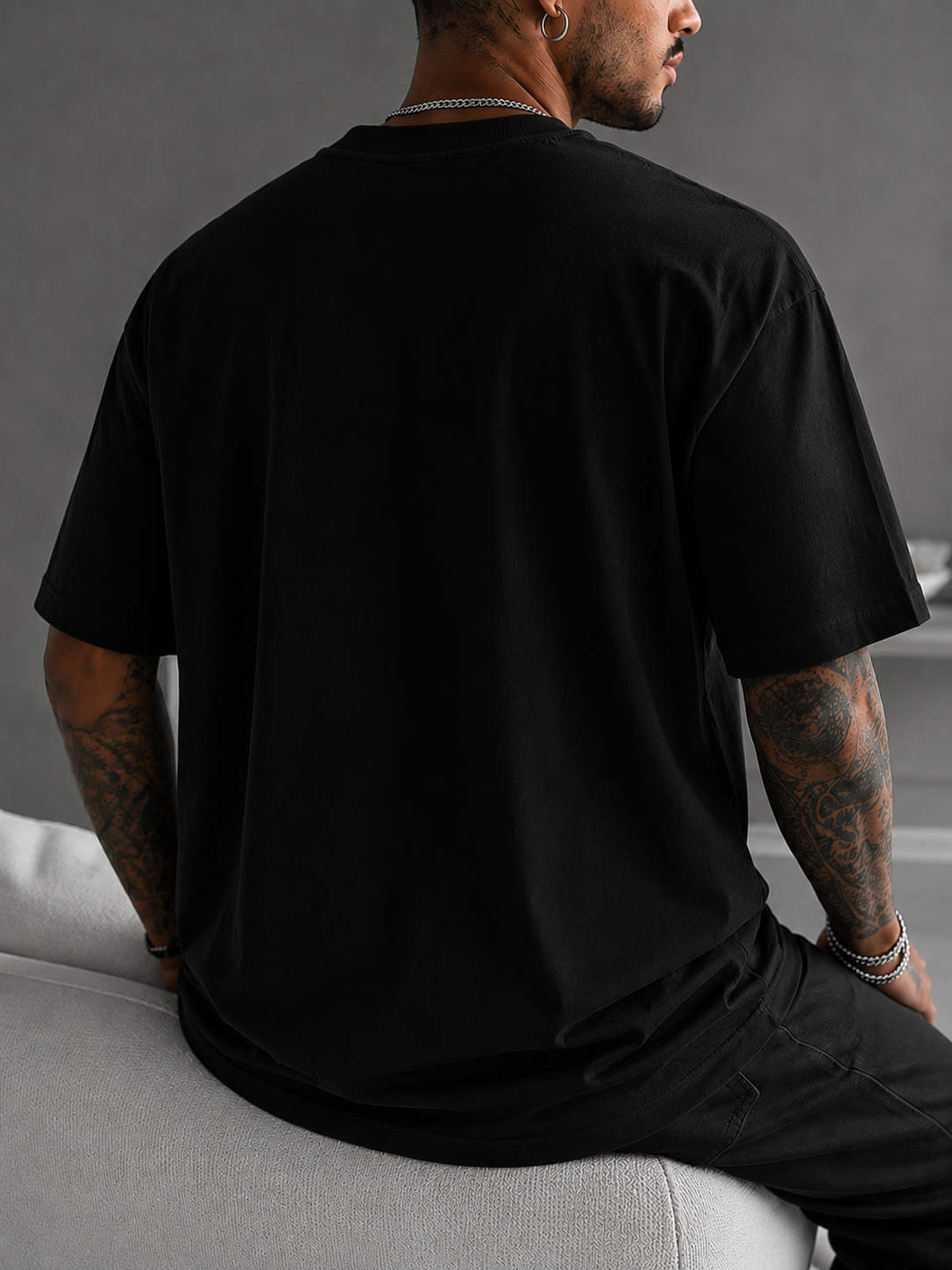 BMW Motorsport Oversized Premium T-Shirt – Black