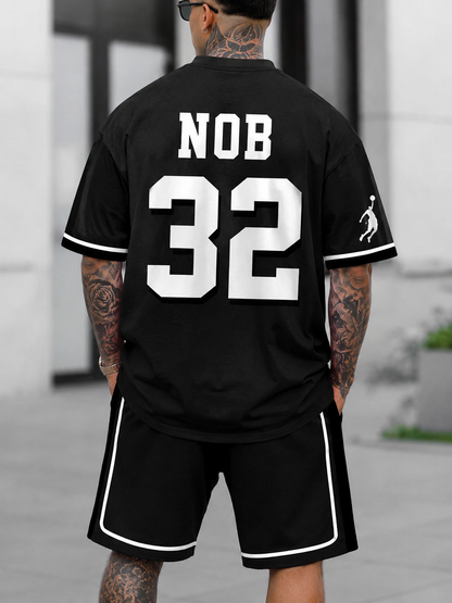 Urban Street Oversized T-Shirt & Shorts Set