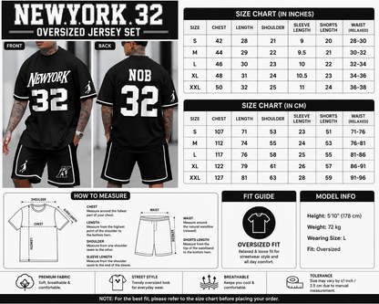 Urban Street Oversized T-Shirt & Shorts Set