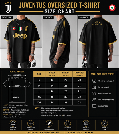 Juventus Football Club Oversized Tee