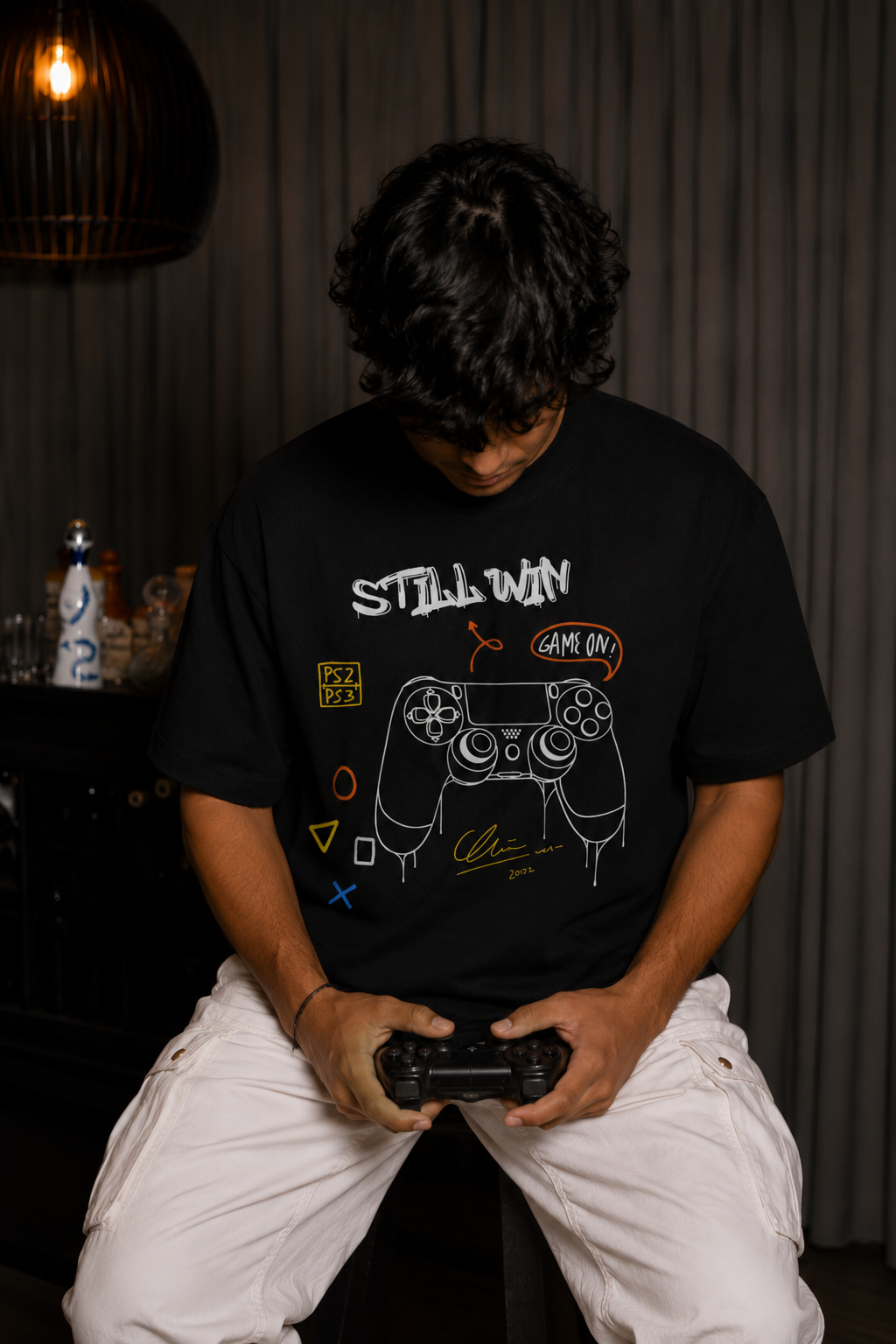 PLAY MODE - OVERSIZED TEE – 200 GSM
