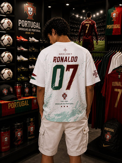 Ronaldo 07 Portugal Edition Oversized Football Tee