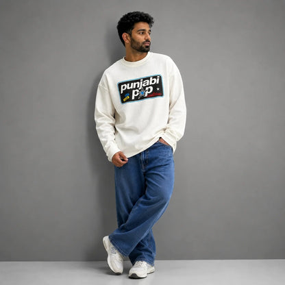 UrbanDrip Premium Waffle Texture Oversized T-Shirt – Off White